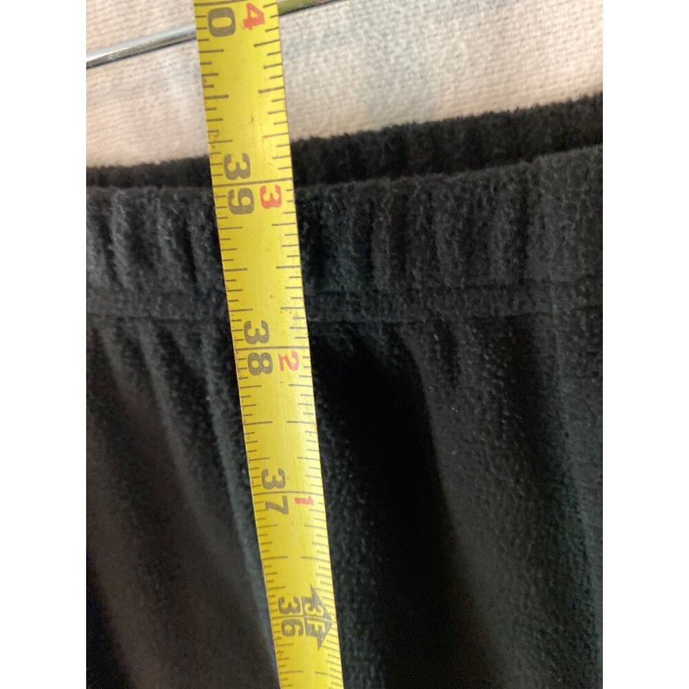 Women’s Black Velour Lounge Set EKOUER V Neck Top Pants Size M - Picture 13 of 13